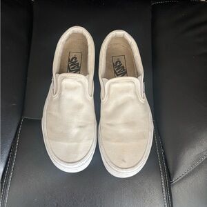 Vans Classic White Slip-On Shoes